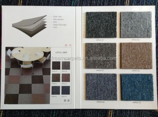 PP/Nylon Office Carpet Tile 50x50 Loop Pile Modular Carpet US 2.5-20 / Square Meter