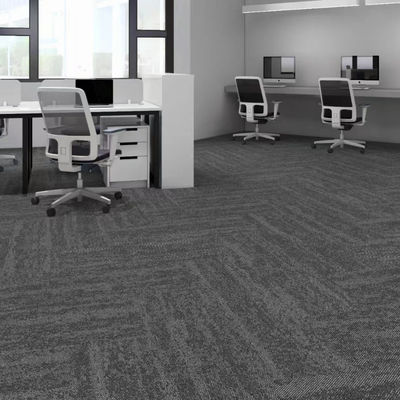 6mm Total Thickness 50x50 60x60 Square Size Loop Pile Carpet Tiles for Hotel and Office