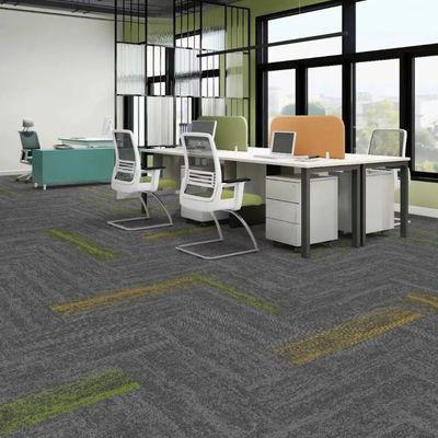 6mm Total Thickness 50x50 60x60 Square Size Loop Pile Carpet Tiles for Hotel and Office