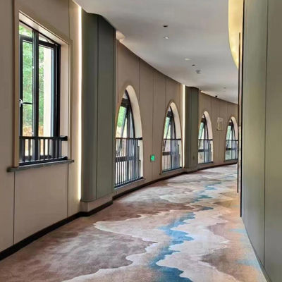 1360g/m2 Pile Weight Fireproof Commercial Flooring 100% Wool 4m Nylon Wall to Wall Carpet