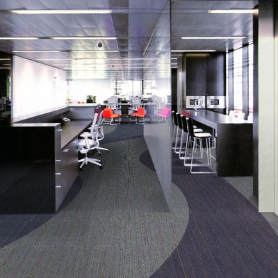 Square PE Backing Nylon Carpet Tiles 50x50 for Commercial Office in Modular Design
