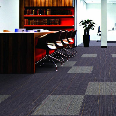 Square PE Backing Nylon Carpet Tiles 50x50 for Commercial Office in Modular Design