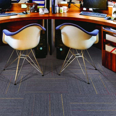 Square PE Backing Nylon Carpet Tiles 50x50 for Commercial Office in Modular Design