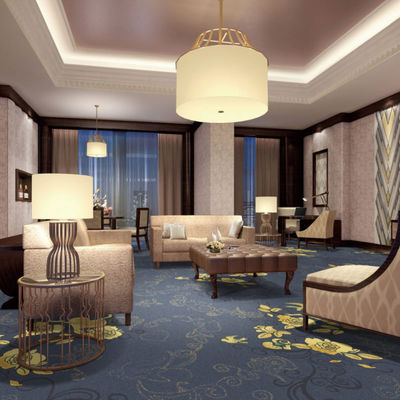 80% Wool 20% Nylon Axminster Banquet Hall Carpet for Hotel Lobby and Room Decoration