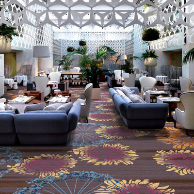 80% Wool 20% Nylon Axminster Banquet Hall Carpet for Hotel Lobby and Room Decoration