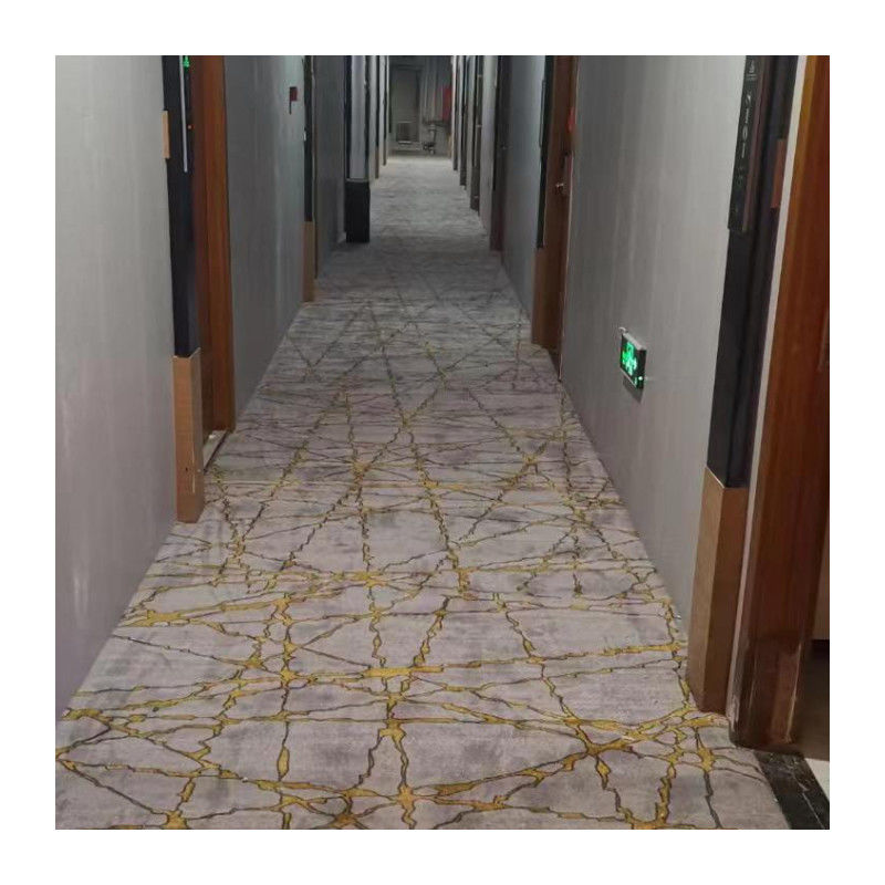 1360g/m2 Pile Weight Fireproof Commercial Flooring 100% Wool 4m Nylon Wall to Wall Carpet