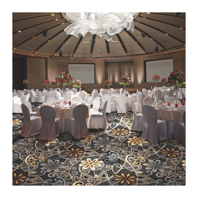 80% Wool 20% Nylon Axminster Banquet Hall Carpet for Hotel Lobby and Room Decoration